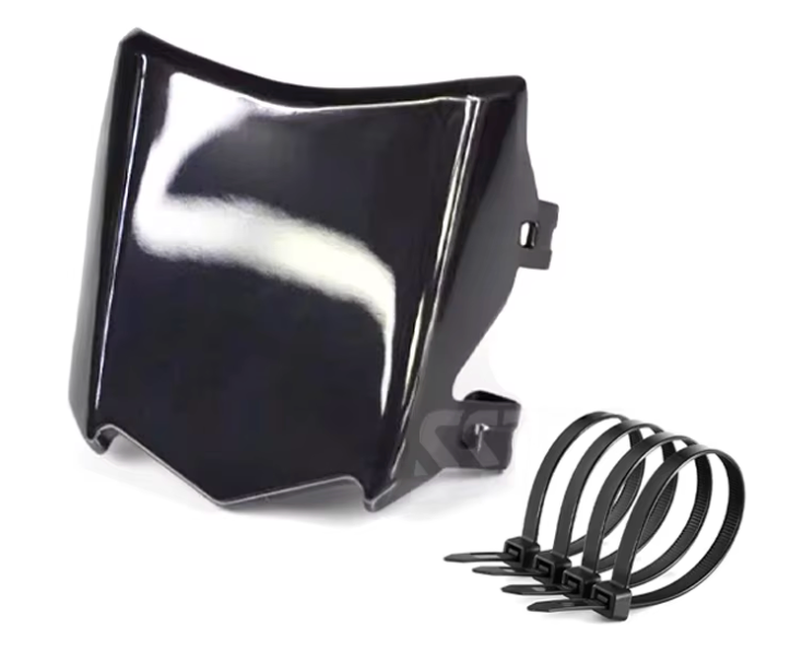 Black Motocutz Plate